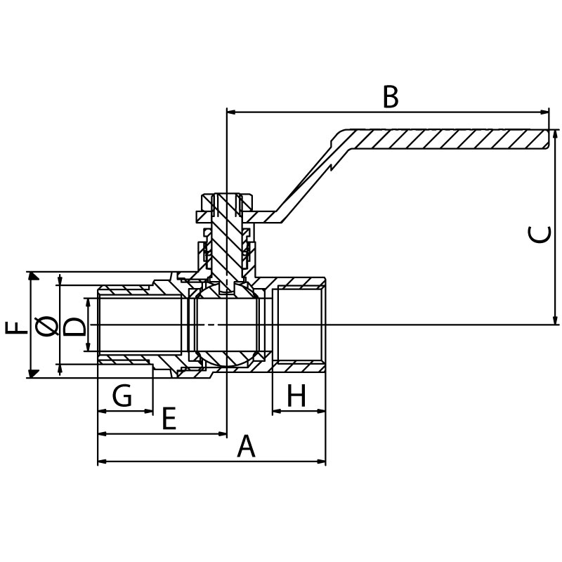 BALL VALVE FM EP.210 EUROPRODUCT Valve EP.210